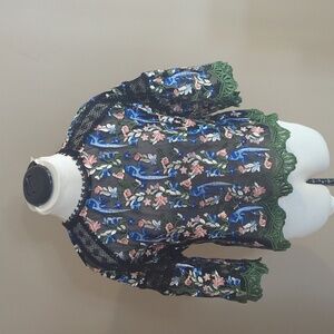 Beautifully embroidered blouse by Topshop, size US 10
